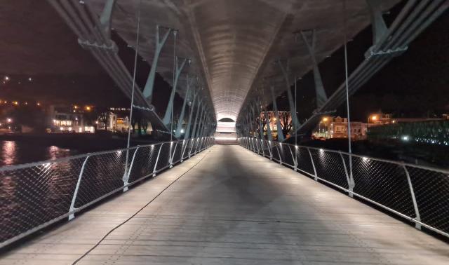 Nouveau Pont de Tilff : dernière ligne droite 