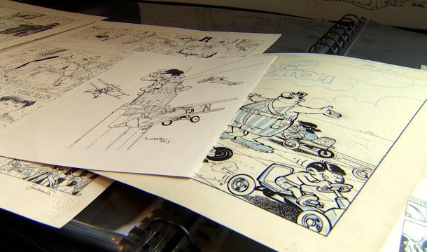 Près de 60.000 euros récoltés pour les sinistrés lors d'une vente aux enchères de BD