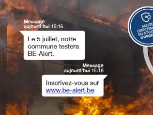 Test grandeur nature de Be Alert 
