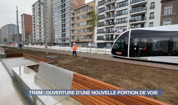 Tram : ouverture d'une nouvelle portion de voie