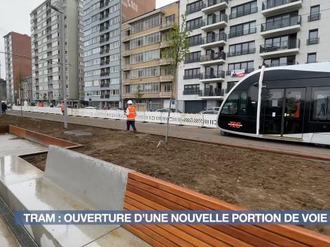 Tram : ouverture d'une nouvelle portion de voie