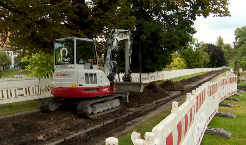 Le parc de la Boverie en travaux