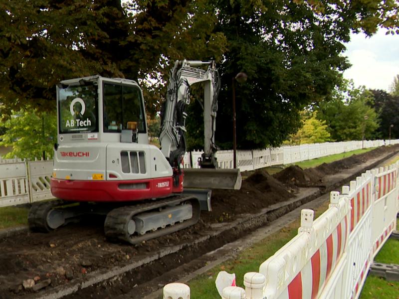 Le parc de la Boverie en travaux