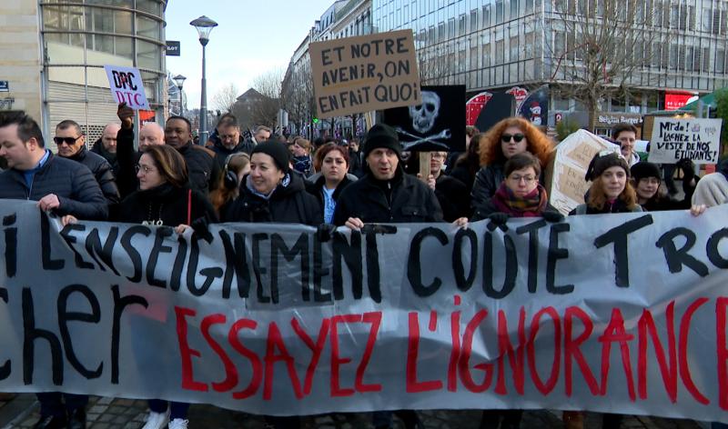 Nouvelle mobilisation contre la réforme de l'enseignement qualifiant
