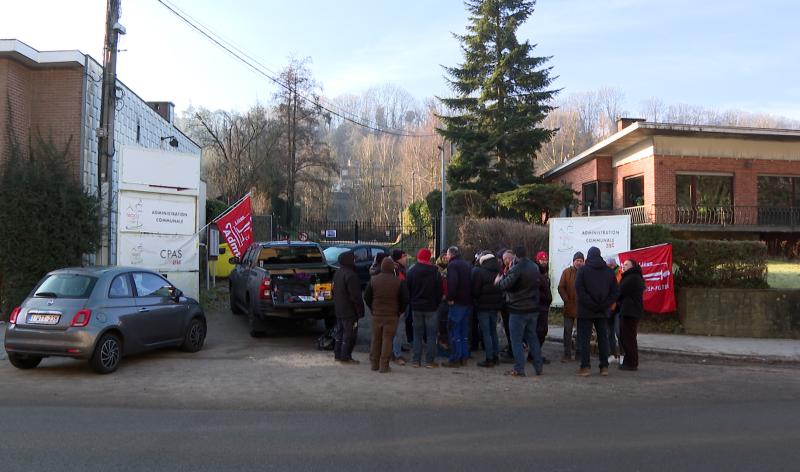 Trooz : le personnel communal en grève face aux licenciements
