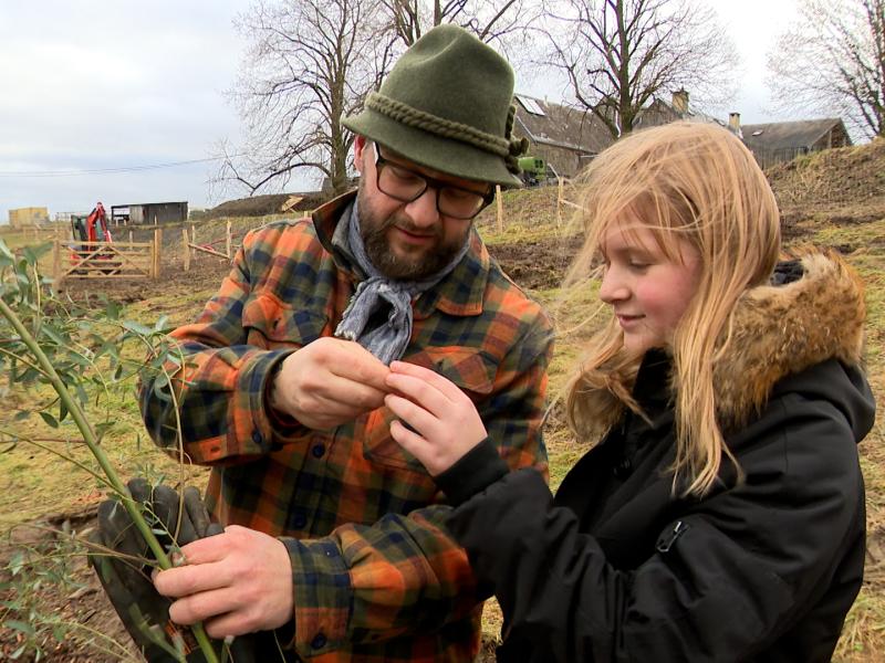 Plantation d'une forêt comestible à Aywaille