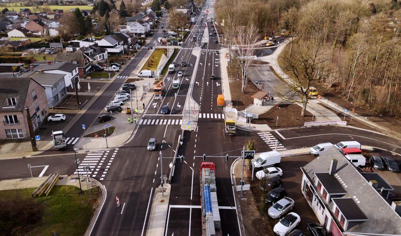 Fin des travaux au carrefour de Rotheux