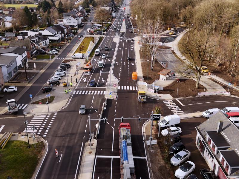 Fin des travaux au carrefour de Rotheux