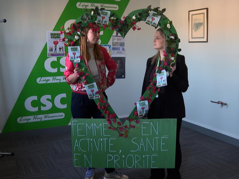 Stress des femmes au travail: la CSC sensibilise