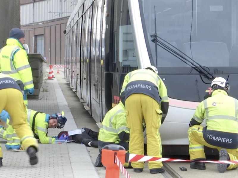 Tram : plus de 200 personnes mobilisées pour une simulation d'accident