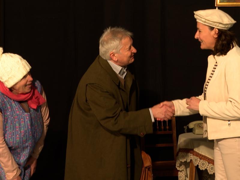 "L'héritière, une messe pour des patates" une nouvelle comédie de Gisèle Mariette avec Manue Happart et Didier Boclinville