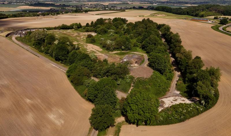 Fort d'Aubin Neufchateau :  le "bloc mortier"