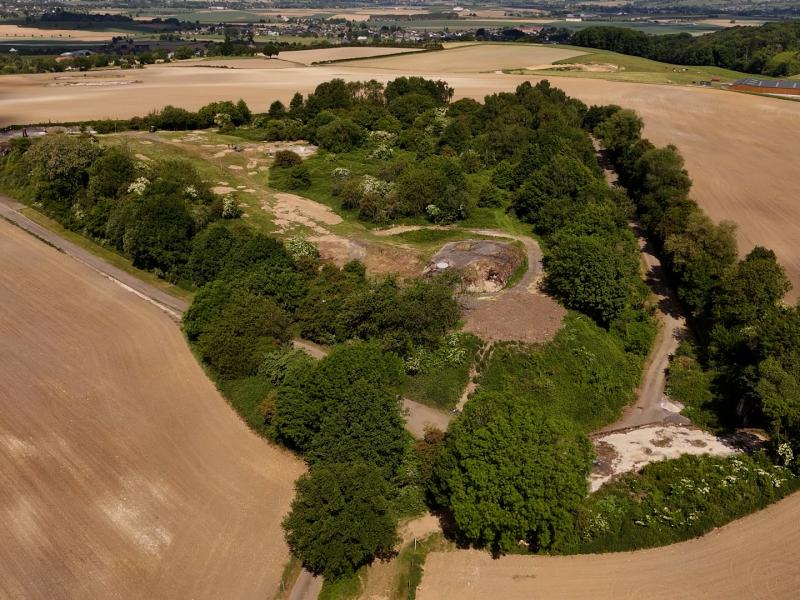 Fort d'Aubin Neufchateau :  le "bloc mortier"