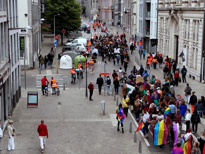 La Pride s'impose dans les rues de Liège