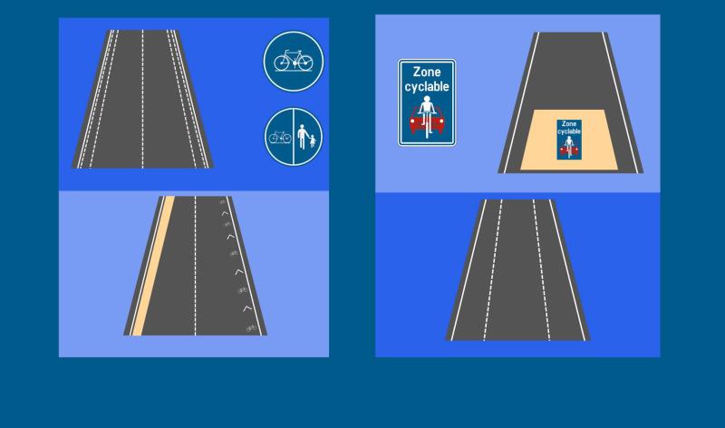 Piste, bande ou zone cyclable : tu sais où rouler ?