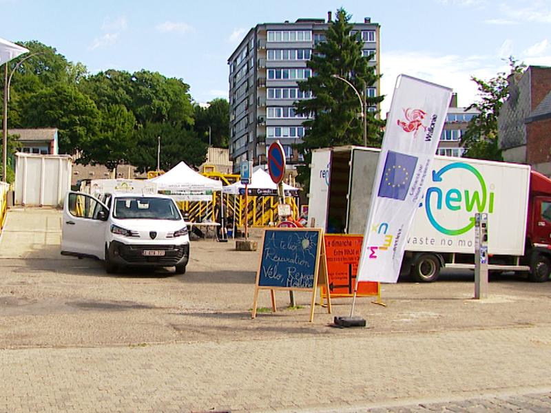 Le recyparc mobile et la Conciergerie sociale à la rencontre des liégeois