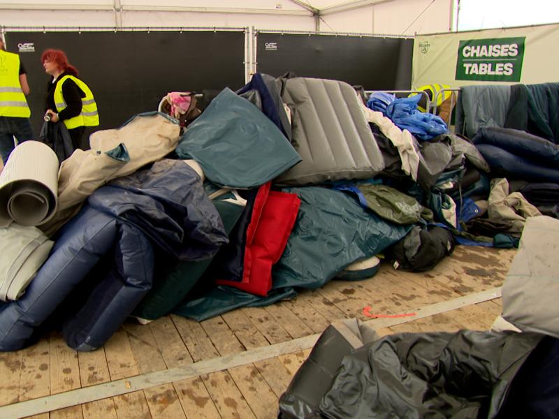 Les Ardentes : une seconde vie pour le matériel de camping abandonné
