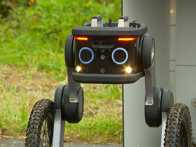 Un robot patrouilleur débarque à Liège Airport