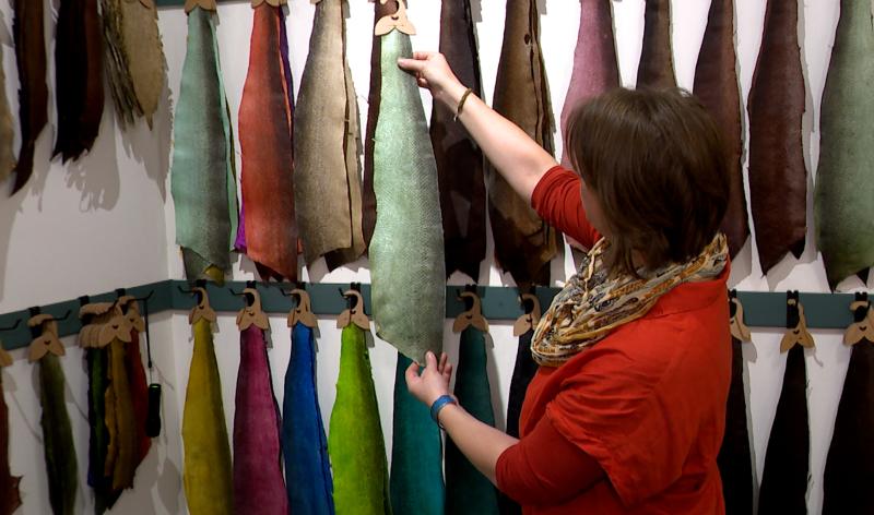 Unique à Liège: une tannerie de cuirs de poissons