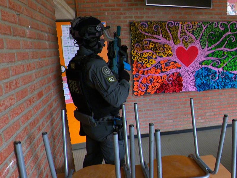 Attaque simulée dans une école d'Amay : se préparer à l'impensable