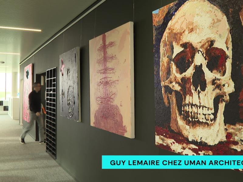 Guy Lemaire expose chez Uman Architect à Grâce-Hollogne