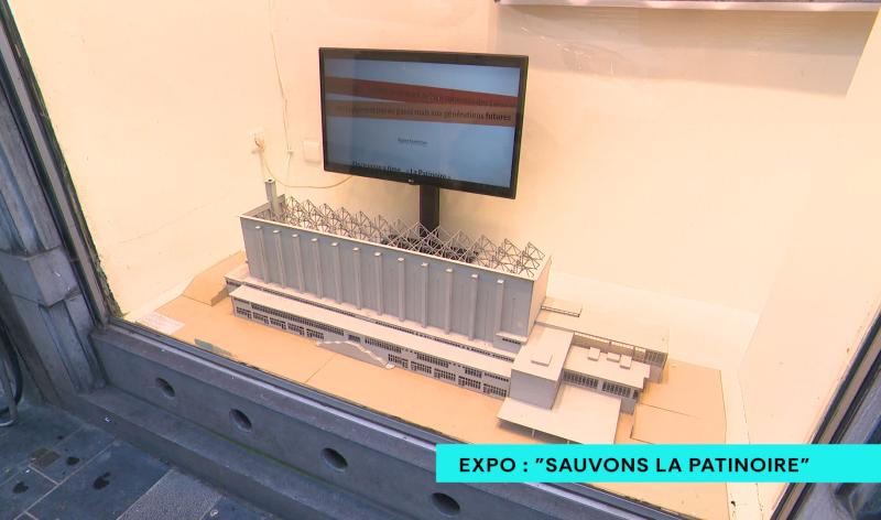 Exposition et pétition : "Sauvons la patinoire"