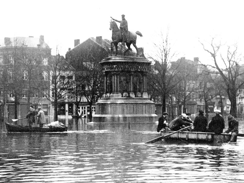 Il y a 100 ans, Liège sous les eaux : le souvenir d’une crue historique