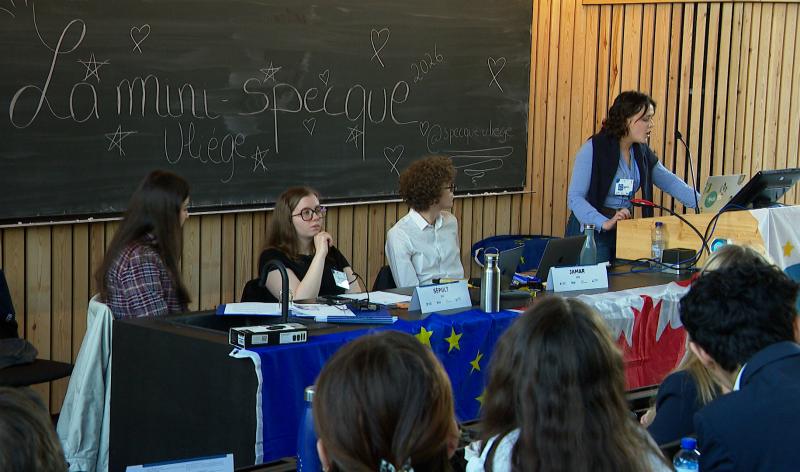 Des étudiants dans la peau d’eurodéputés