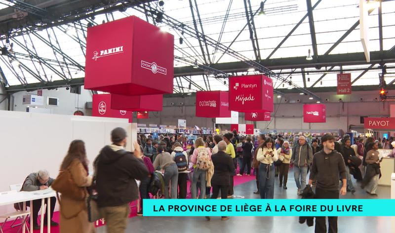 La province de Liège accompagne auteurs et éditeurs à la Foire du Livre