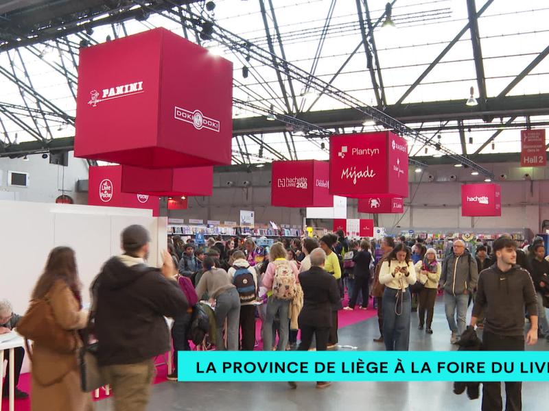 La province de Liège accompagne auteurs et éditeurs à la Foire du Livre