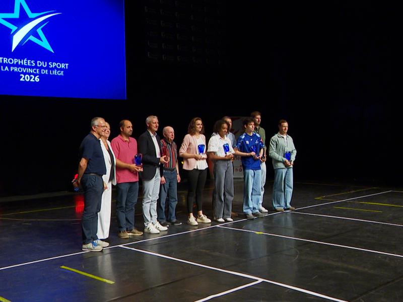 Armand Marchant et Julie Allemand récompensés par les Trophées du sport de la Province de Liège