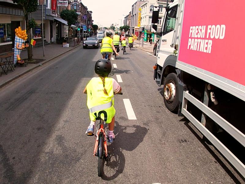 Rouler à vélo dans la circulation