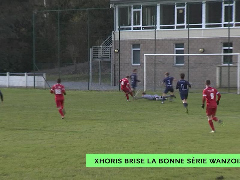 P1 : Xhoris empêche Wanze/Bas-Oha d'aligner une 8ème victoire de rang
