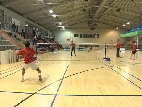 L'élite du badminton belge est formée à Liège
