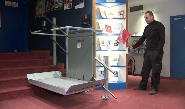 Le cinéma Le Parc lui aussi accessible aux personnes à mobilité réduite