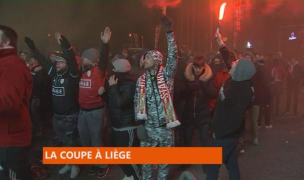 La folle soirée du Standard en finale de la Coupe : ambiance extérieure