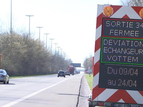 Chantier E313/A13 dès ce lundi entre Juprelle et Liège