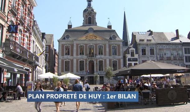 Huy : trois premiers mois positifs pour le Plan Propreté