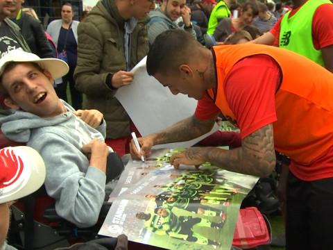 Le Standard et ses supporters en situation de handicap