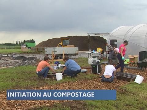 Atelier compostage au Jardin Ressources d'Intradel