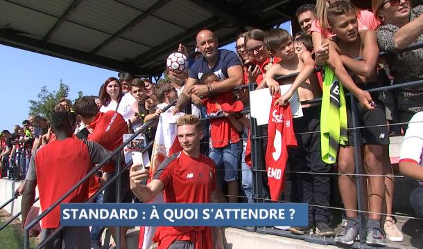Entraînement du Standard devant 700 supporters 