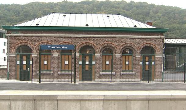 La gare de Chaudfontaine de nouveau en service
