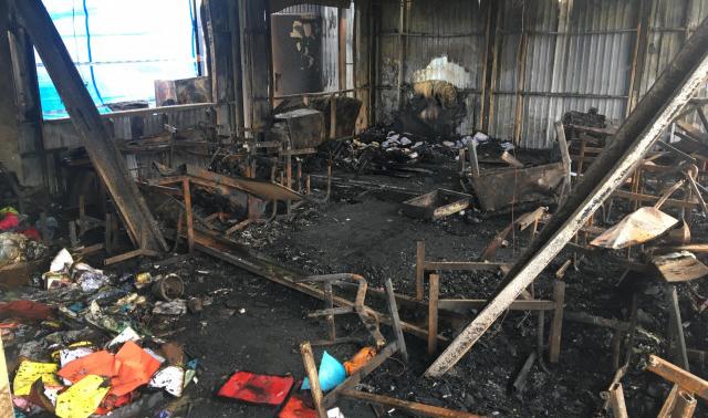 Incendie à l'école Don Bosco de Saint-Georges