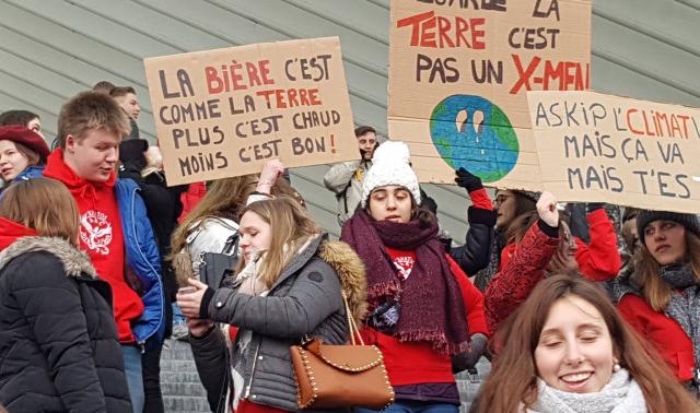 Climat: les jeunes à nouveau dans les rues de Liège  jeudi