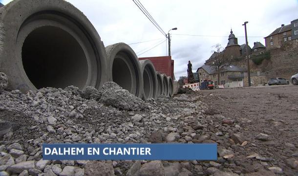 Dalhem : le long chantier qui fait mal aux commerçants 