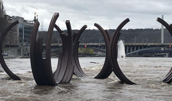 La Meuse est sortie de son lit ce week-end