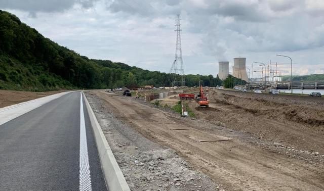 TIhange : la route laissera la place à la Meuse