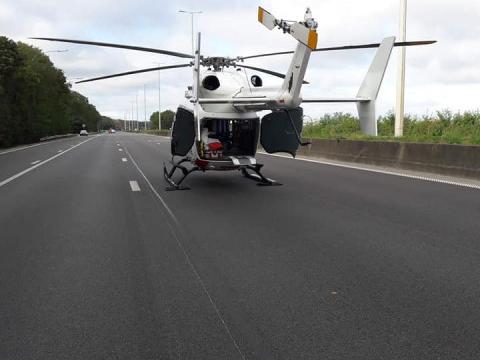 L'autoroute A15/E42 a été temporairement fermée ce matin