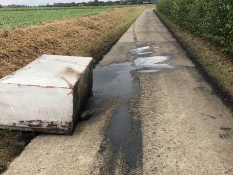 Pollution aux hydrocarbures à Faimes