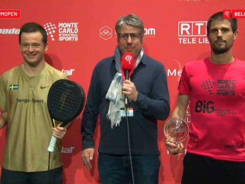Une équipe forfait pour la finale du Belgium Open de padel